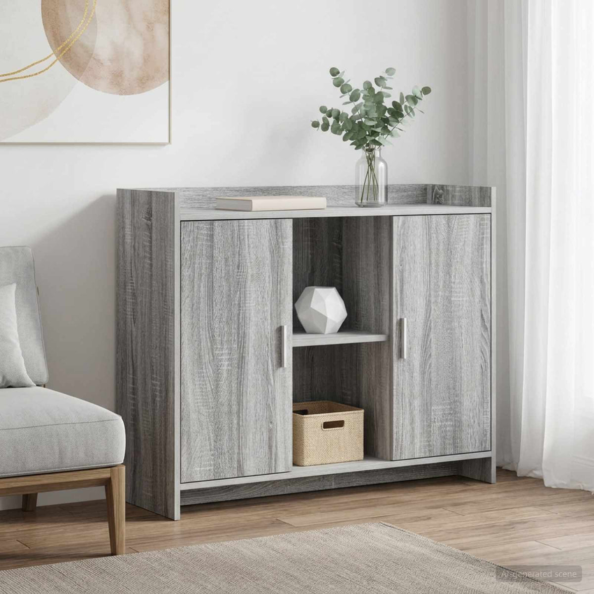 Dressoir 98,5 x 33 x 80 cm PB is nu te koop bij PeponiXL, paradijselijk wonen!