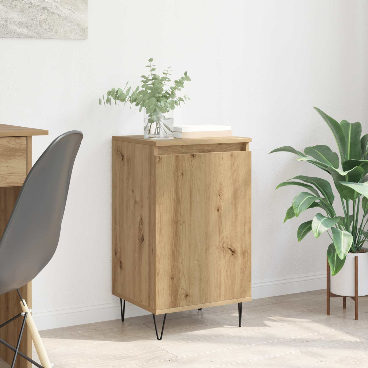 Dressoir Artisan Eiken 40 x 35 x 70 cm Bewerkt hout is nu te koop bij PeponiXL, paradijselijk wonen!