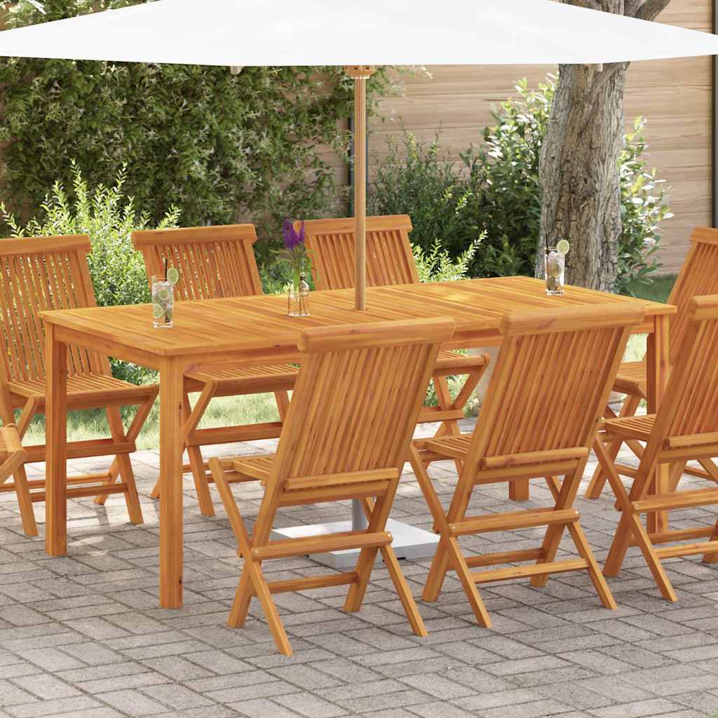 Tuintafel 180x90x75 cm massief acaciahout is nu te koop bij PeponiXL, paradijselijk wonen!