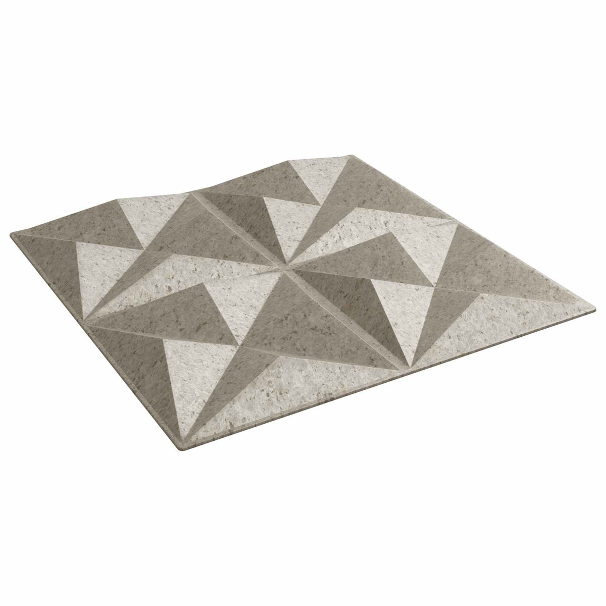 Wandpanelen 48 pcs Origami beton 50 x 50 cm XPS Schuim is nu te koop bij PeponiXL, paradijselijk wonen!