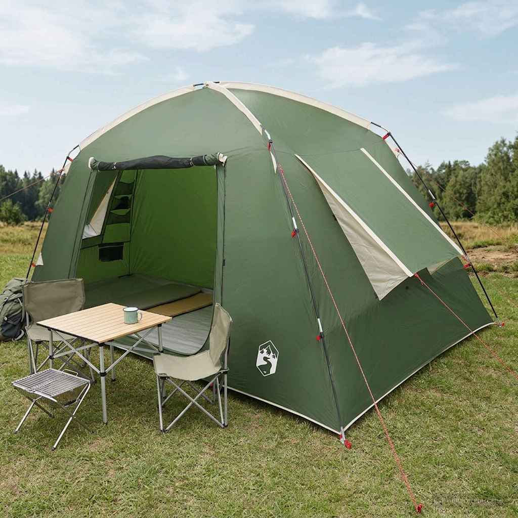 Huisje Tent met dak Groen 300 x 210 x 156 cm Polyester is nu te koop bij PeponiXL, paradijselijk wonen!