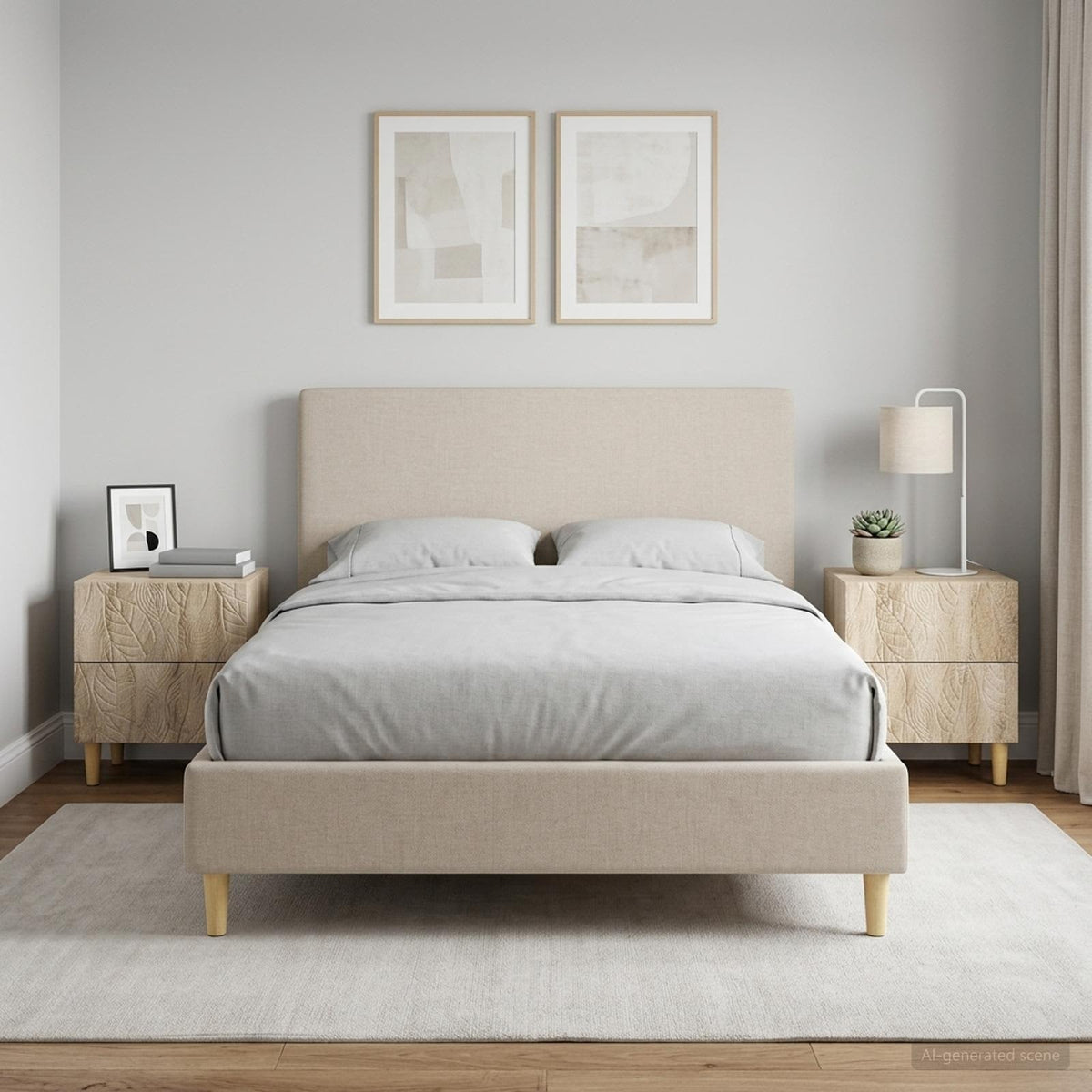 Nachtkastje 2 pcs Sonoma Eiken 43 x 34,5 x 48 cm Bewerkt hout is nu te koop bij PeponiXL, paradijselijk wonen!