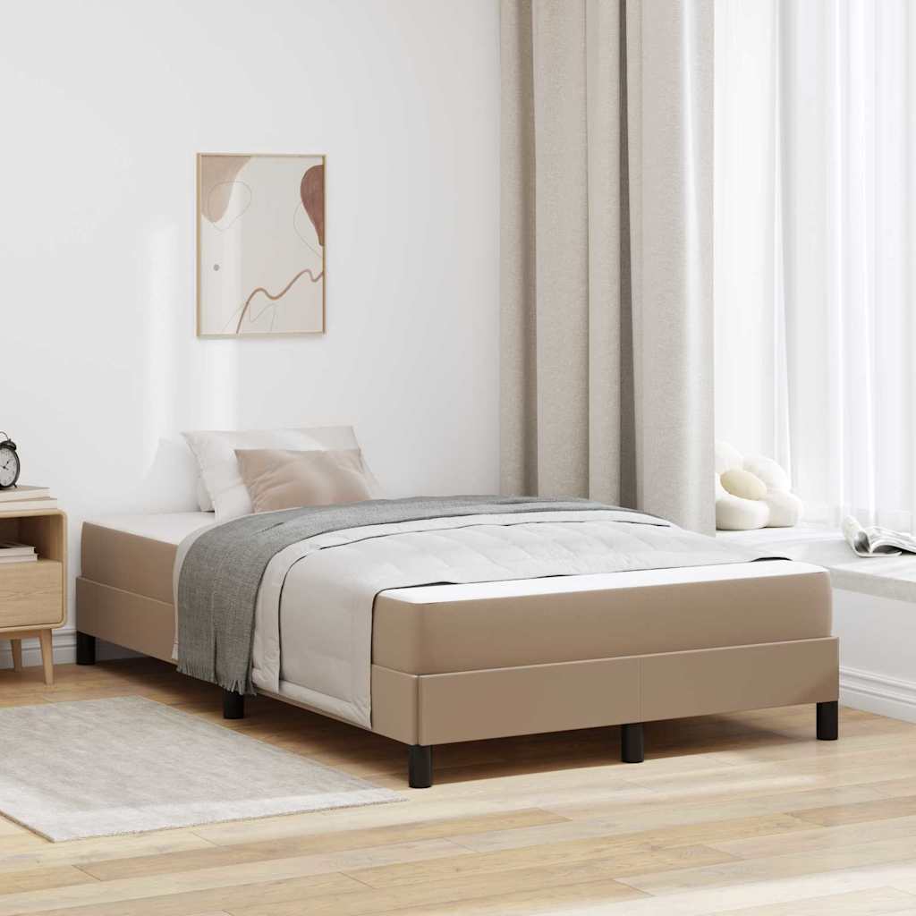Bedframe met matras Cappuccino 120 x 190 cm Stof is nu te koop bij PeponiXL, paradijselijk wonen!