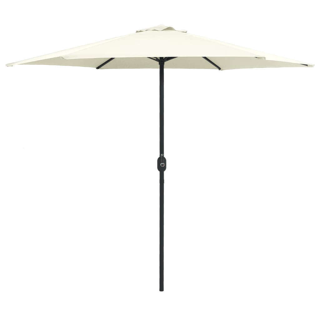 Parasol met aluminium paal 270x246 cm zandwit is nu te koop bij PeponiXL, paradijselijk wonen!