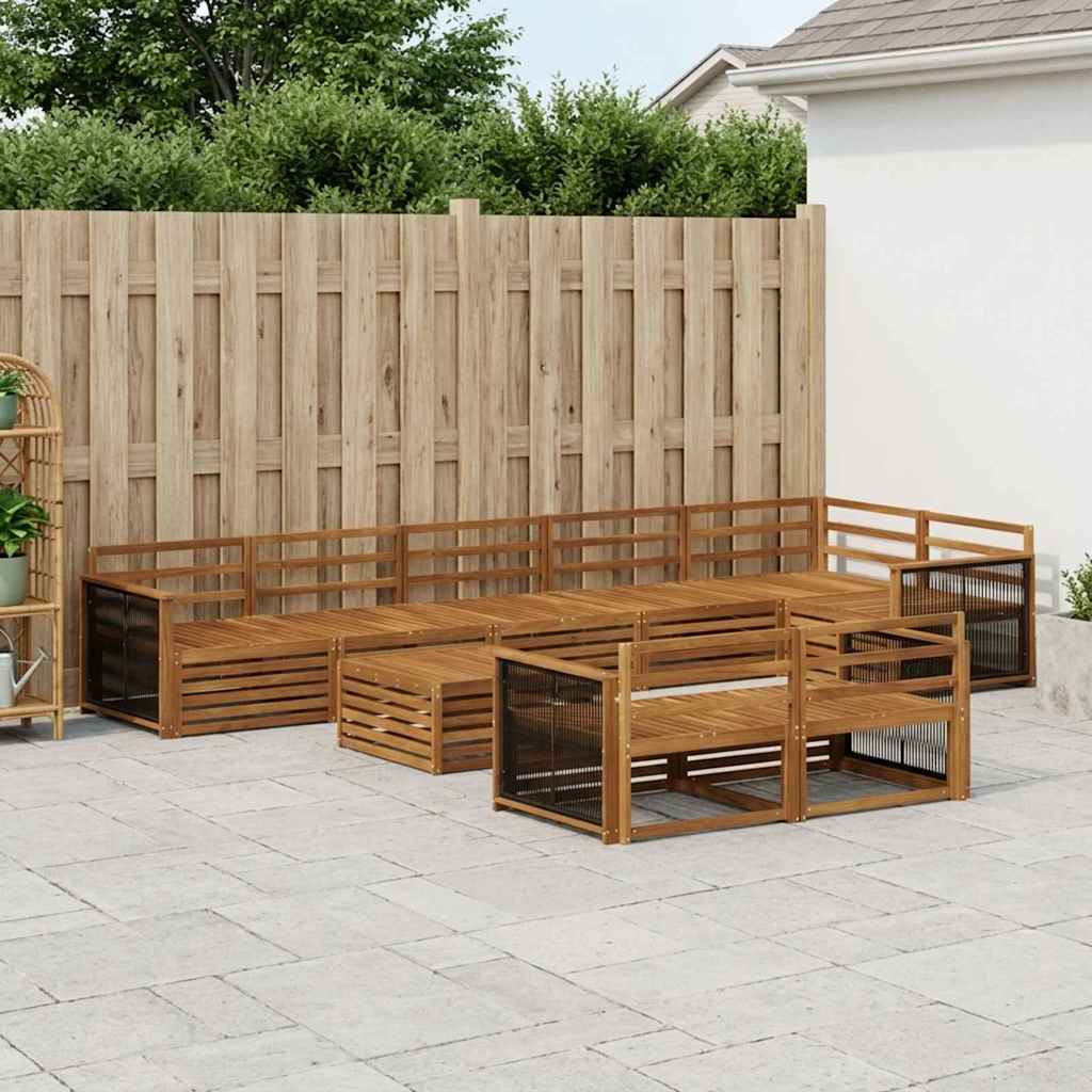 Buiten bankenset 9 pcs is nu te koop bij PeponiXL, paradijselijk wonen!