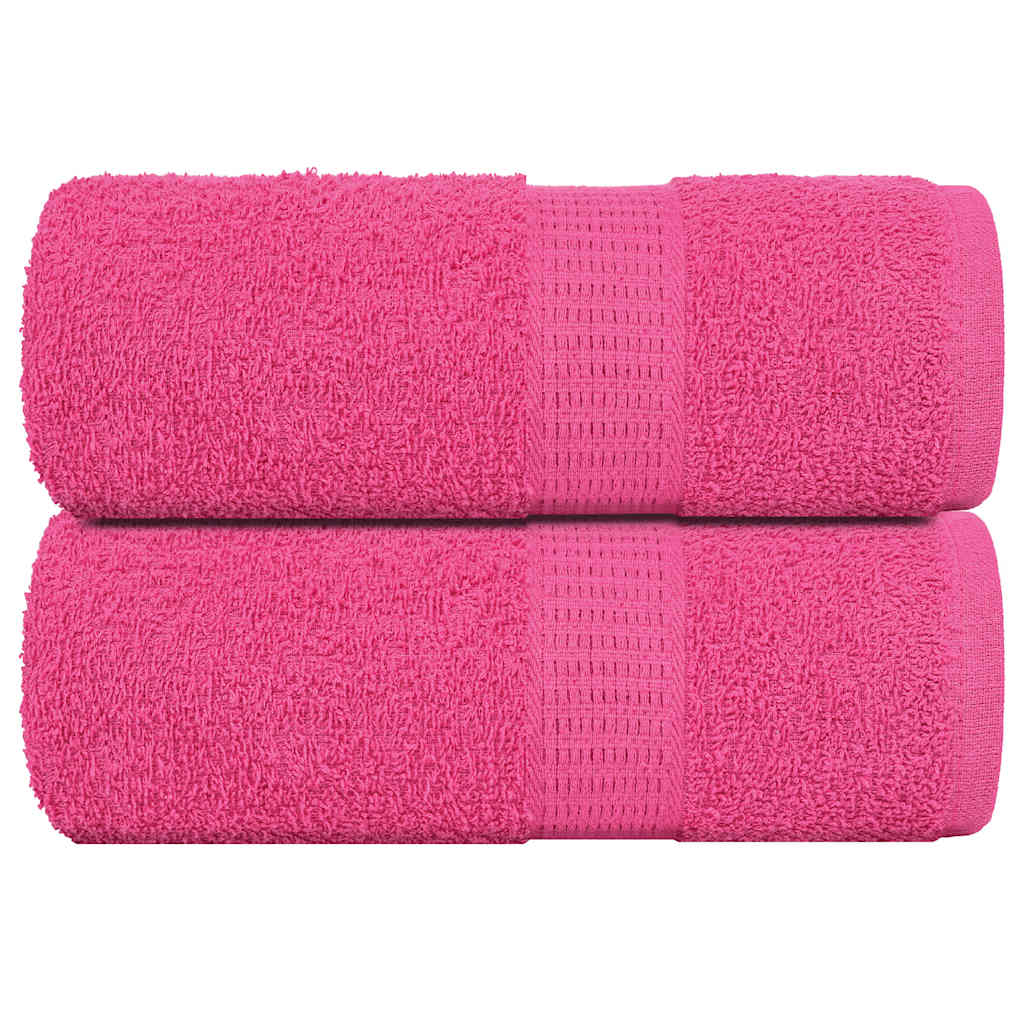 Washandjes FROGN 2 st 30x30 cm 360 g/m² roze is nu te koop bij PeponiXL, paradijselijk wonen!