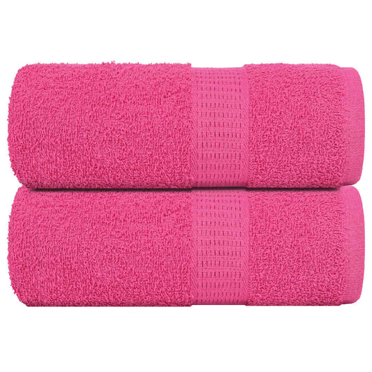 Washandjes FROGN 2 st 30x30 cm 360 g/m² roze is nu te koop bij PeponiXL, paradijselijk wonen!
