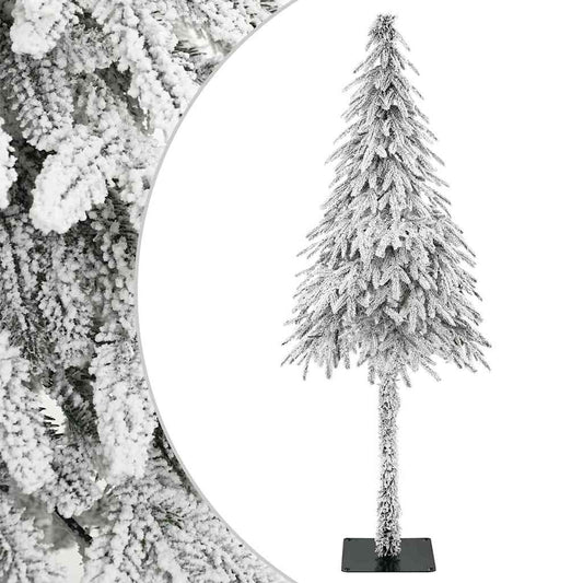 Kunstkerstboom Wit 76 x 76 x 180 cm Polyethyleen en Metaal is nu te koop bij PeponiXL, paradijselijk wonen!