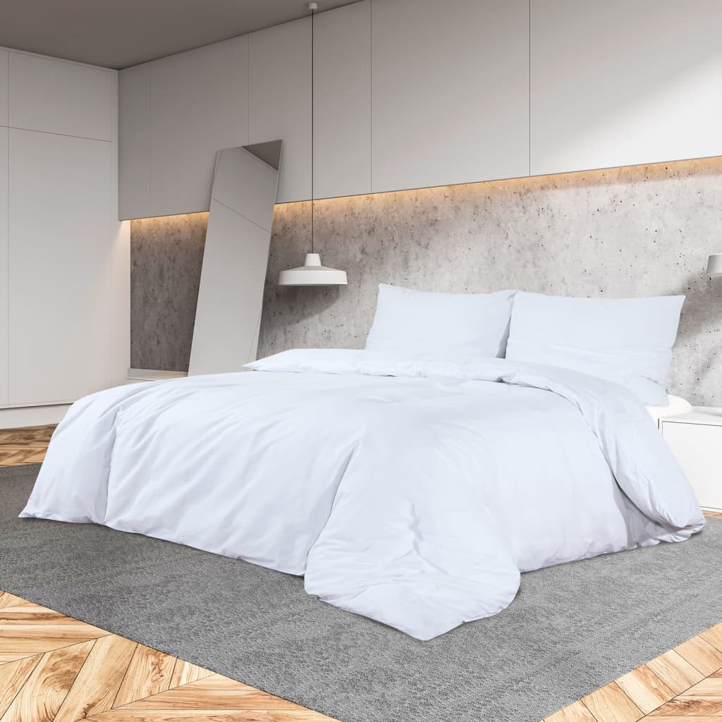 Dekbedovertrekset lichtgewicht 140x200 cm microvezel wit is nu te koop bij PeponiXL, paradijselijk wonen!