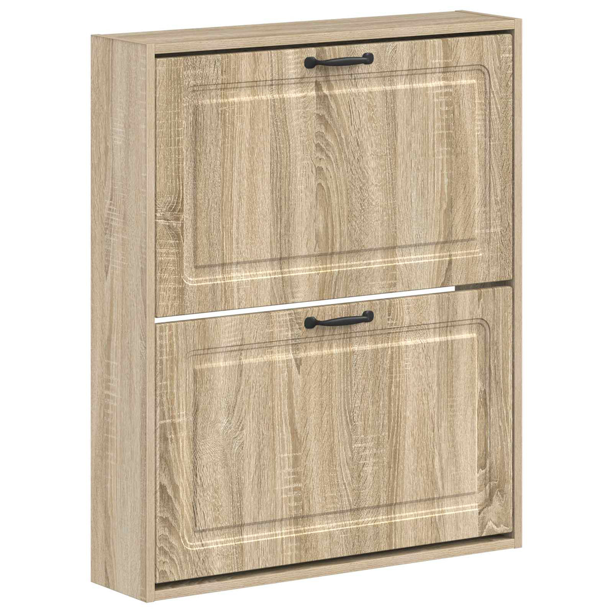 Wandgemonteerde Schoenkast UTRECHT 71 x 17 x 86 cm Bewerkt hout is nu te koop bij PeponiXL, paradijselijk wonen!