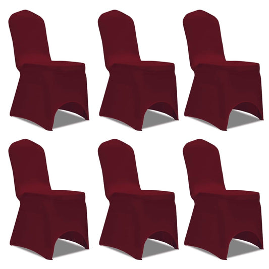 Stoelhoes Stretch Bordeauxrood (6 stuks) is nu te koop bij PeponiXL, paradijselijk wonen!