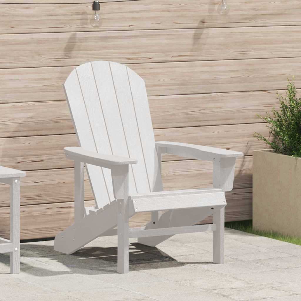 Adirondack-stoel Wit 82 x 74 x 92 cm HDPE is nu te koop bij PeponiXL, paradijselijk wonen!