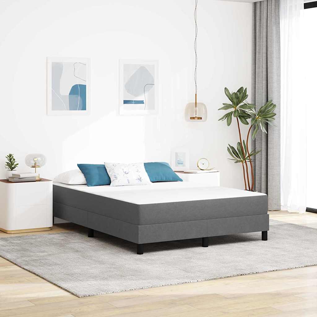 Bedmatras met matras Lichtgrijs 140 x 190 cm Stof is nu te koop bij PeponiXL, paradijselijk wonen!