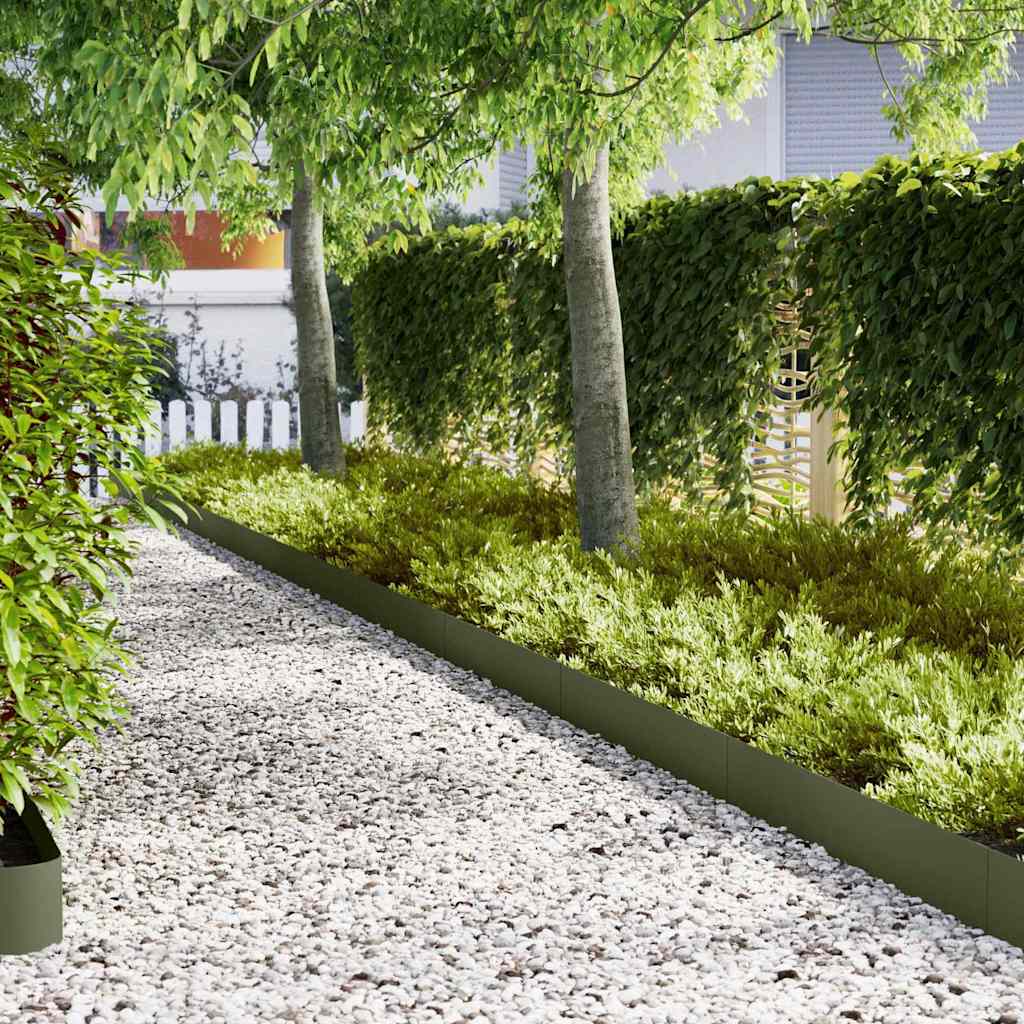 Tuinrand 20 pcs Olijf Groen 100 x 0.05 x 20 cm is nu te koop bij PeponiXL, paradijselijk wonen!
