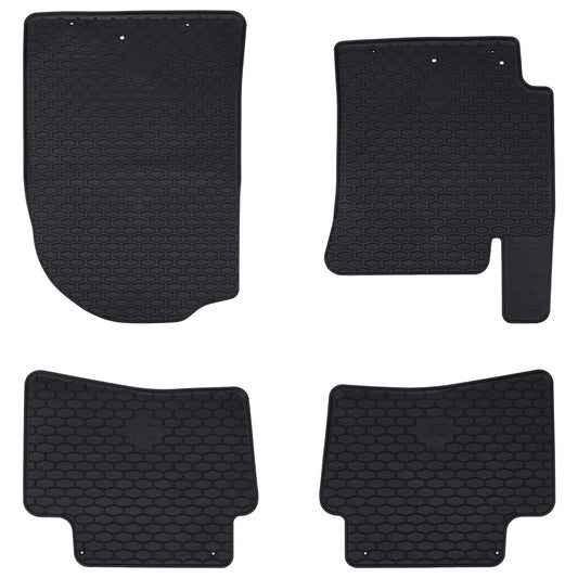 Autobodemmat 4 pcs Zwart geschikt voor Kia RIO, STONIC 2017- is nu te koop bij PeponiXL, paradijselijk wonen!