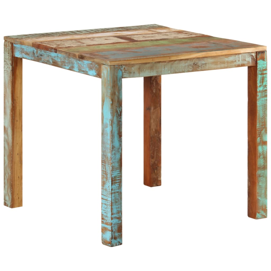 Eettafel 82x80x76 cm massief gerecycled hout is nu te koop bij PeponiXL, paradijselijk wonen!