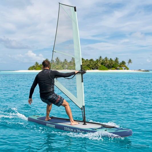 Opblaasbaar SUP Board met Zeil HYDROS 330 x 76 x 15 cm voor is nu te koop bij PeponiXL, paradijselijk wonen!