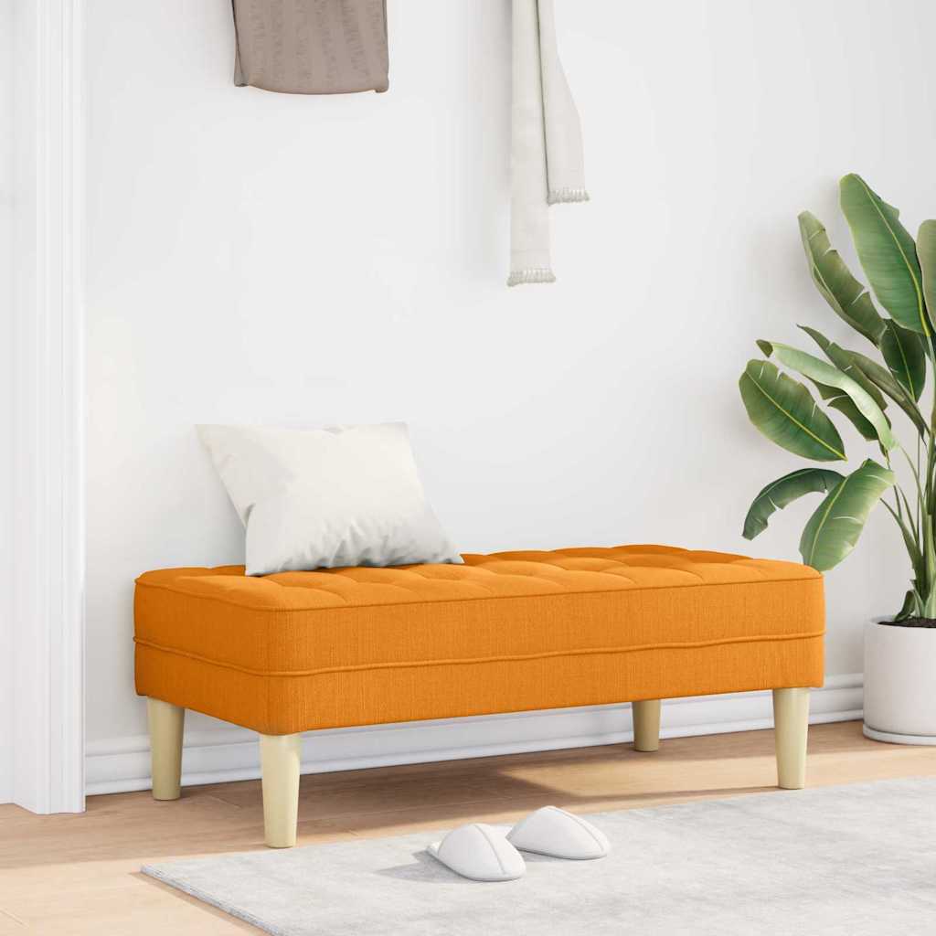 Bank met kussen Donkergeel 113 x 57 x 39 cm Stof is nu te koop bij PeponiXL, paradijselijk wonen!