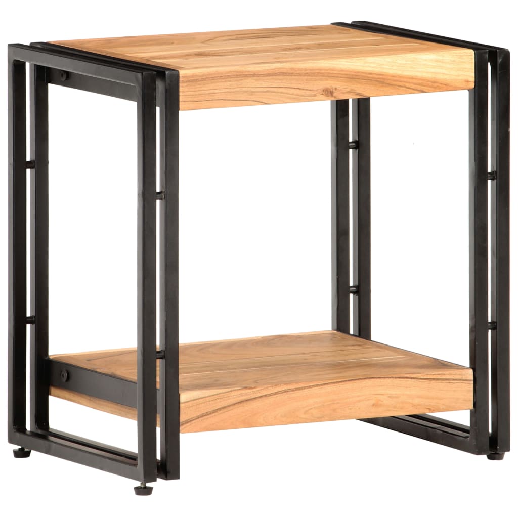 Bijzettafel 40x30x40 cm massief acaciahout is nu te koop bij PeponiXL, paradijselijk wonen!