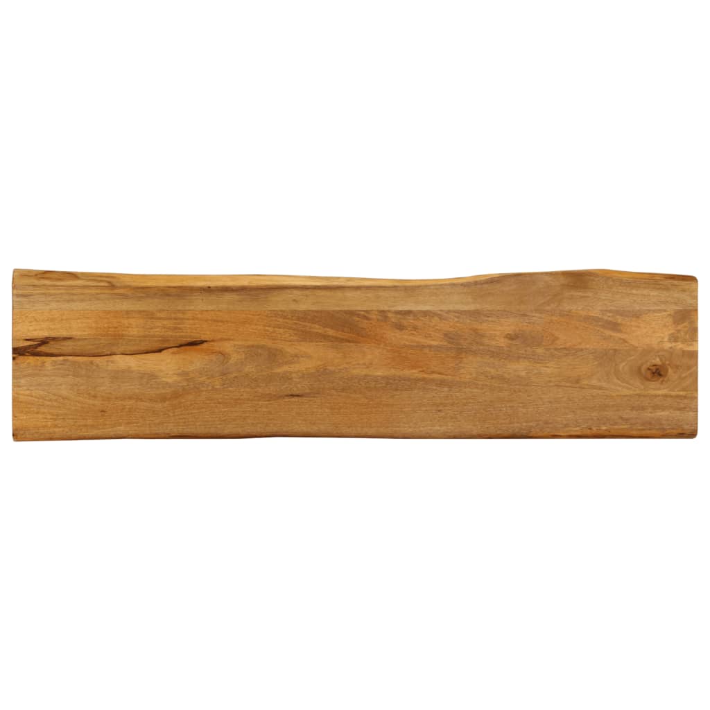 Tafelblad met natuurlijke rand 160x40x3,8 cm massief mangohout is nu te koop bij PeponiXL, paradijselijk wonen!