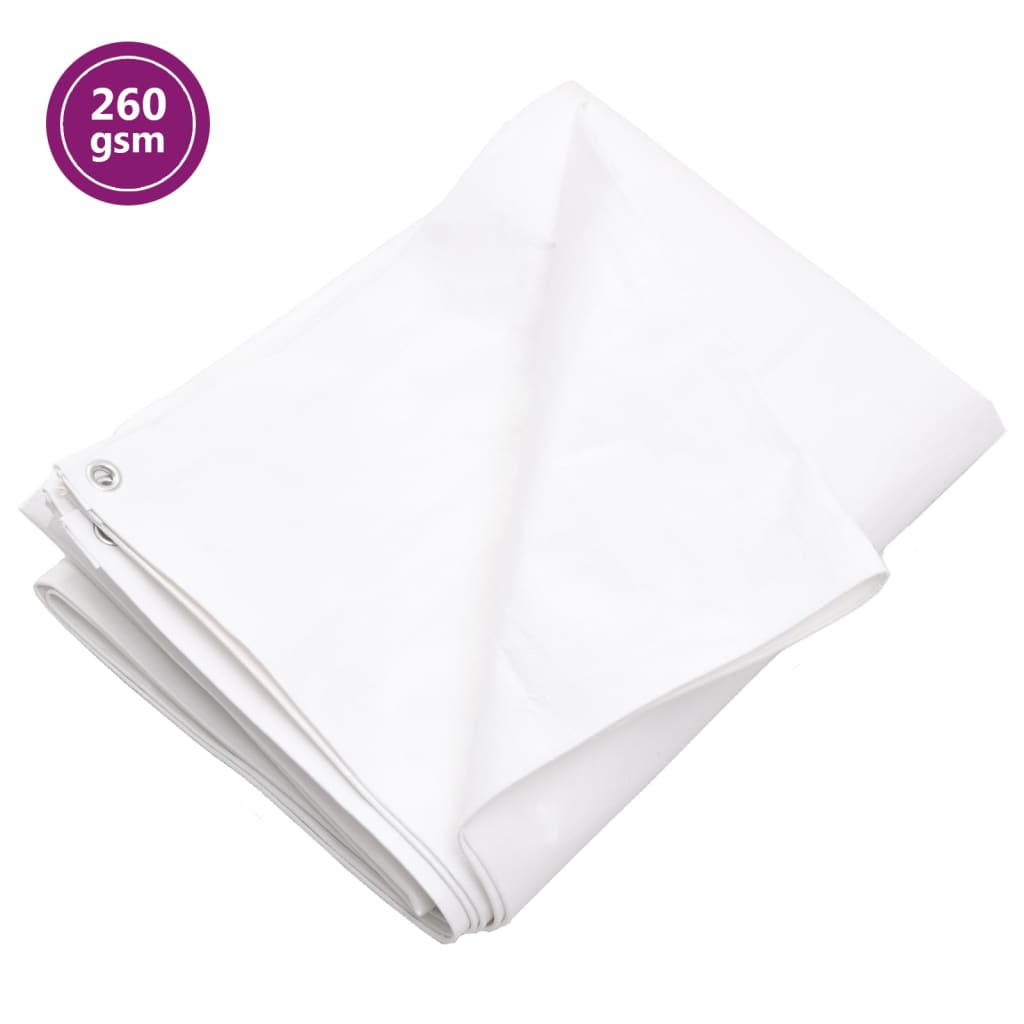 Dekzeil 260 g/m² 3x5 m HDPE wit is nu te koop bij PeponiXL, paradijselijk wonen!
