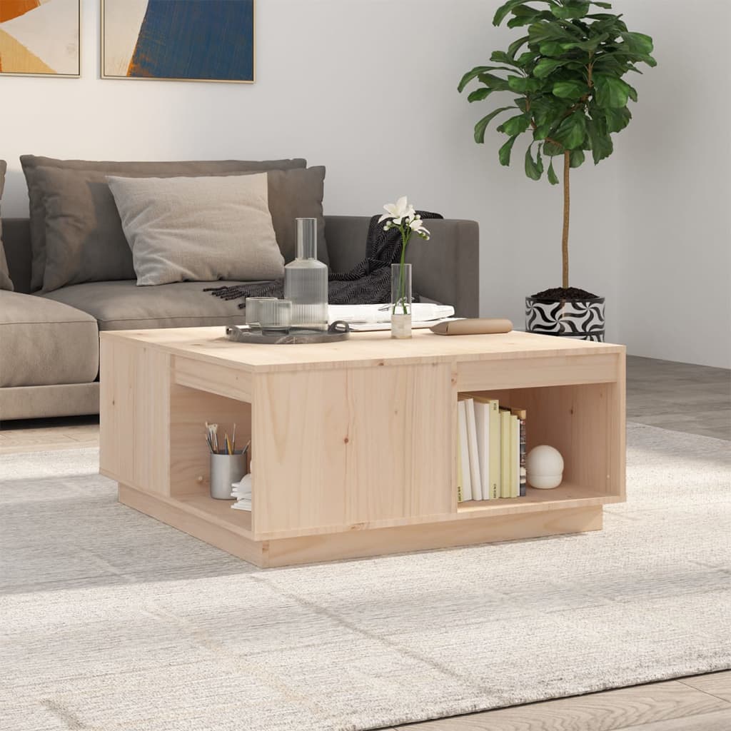 Salontafel 80x81x36,5 cm massief grenenhout is nu te koop bij PeponiXL, paradijselijk wonen!
