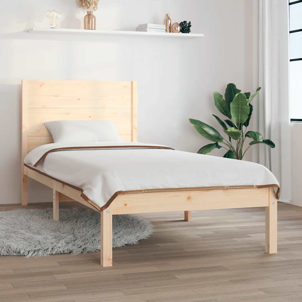 Bedframe zonder matras massief grenenhout 90x200 cm is nu te koop bij PeponiXL, paradijselijk wonen!