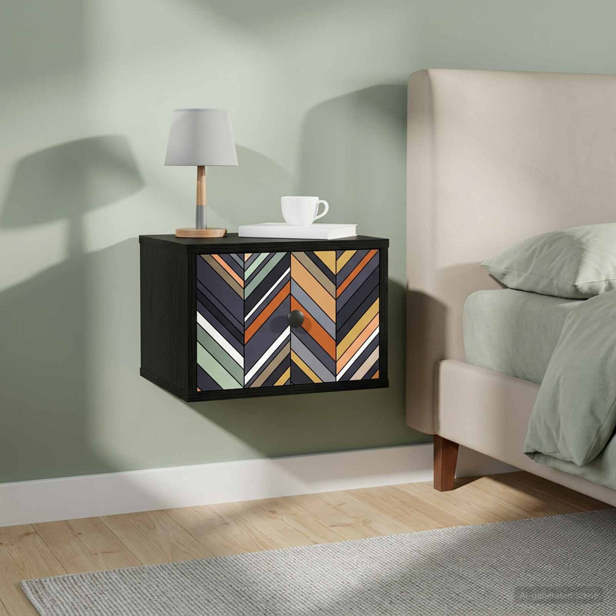 Wandkastje OMMEN 2 st Zwart eiken 36 x 33 x 25 cm Bewerkt hout is nu te koop bij PeponiXL, paradijselijk wonen!