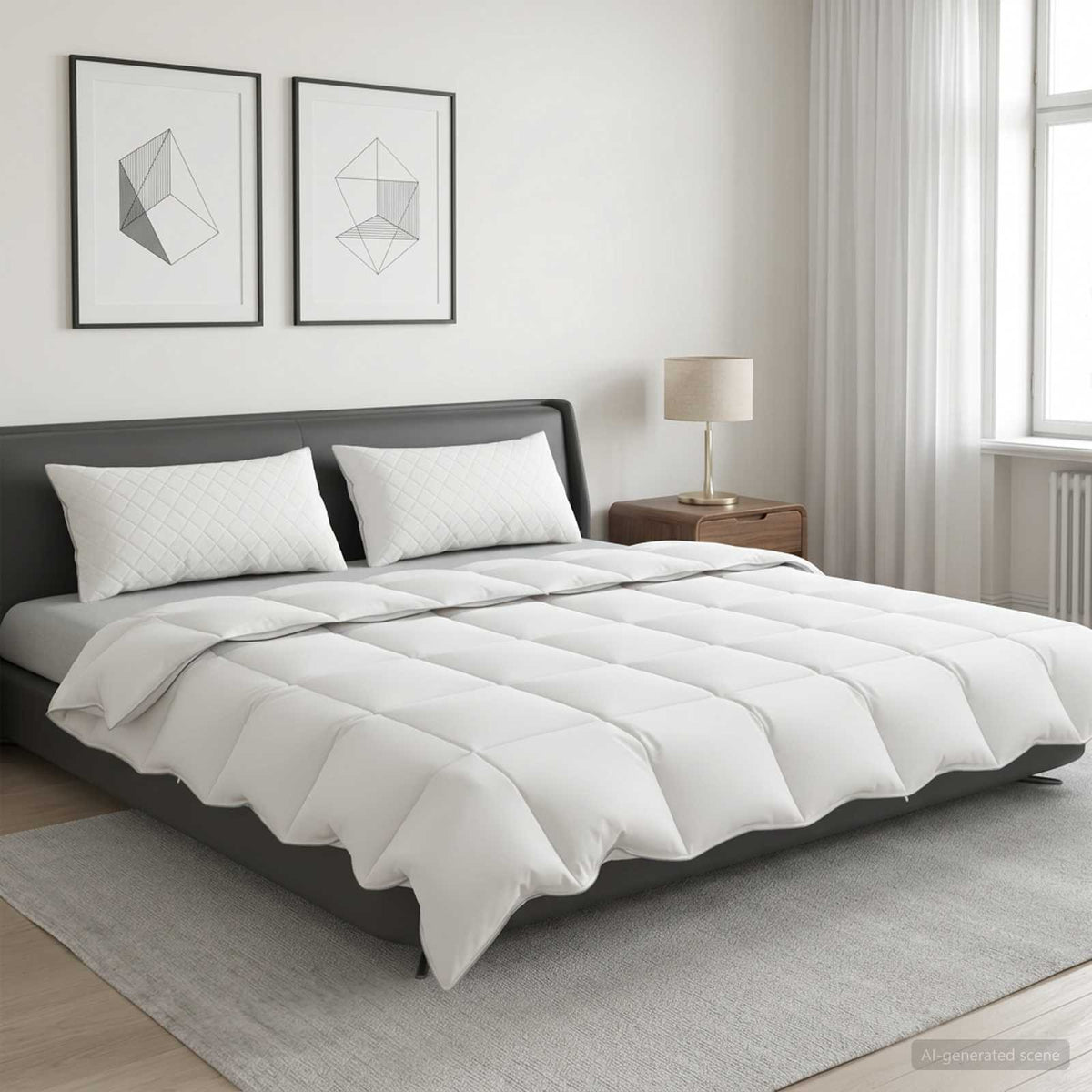90% ganzen dons dekbedset FULDA 3 st 200 x 220 cm Zomer 100 GSM is nu te koop bij PeponiXL, paradijselijk wonen!