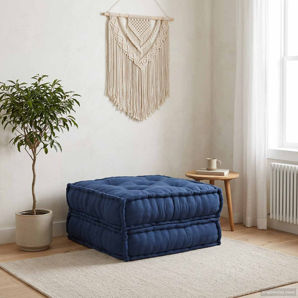 Modulair Sofabet Indigo 70 x 70 x 36 cm Stof is nu te koop bij PeponiXL, paradijselijk wonen!