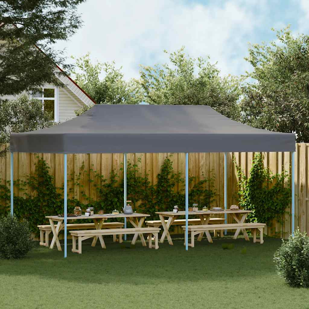 Partytent pop-up inklapbaar 3x6 m antraciet is nu te koop bij PeponiXL, paradijselijk wonen!
