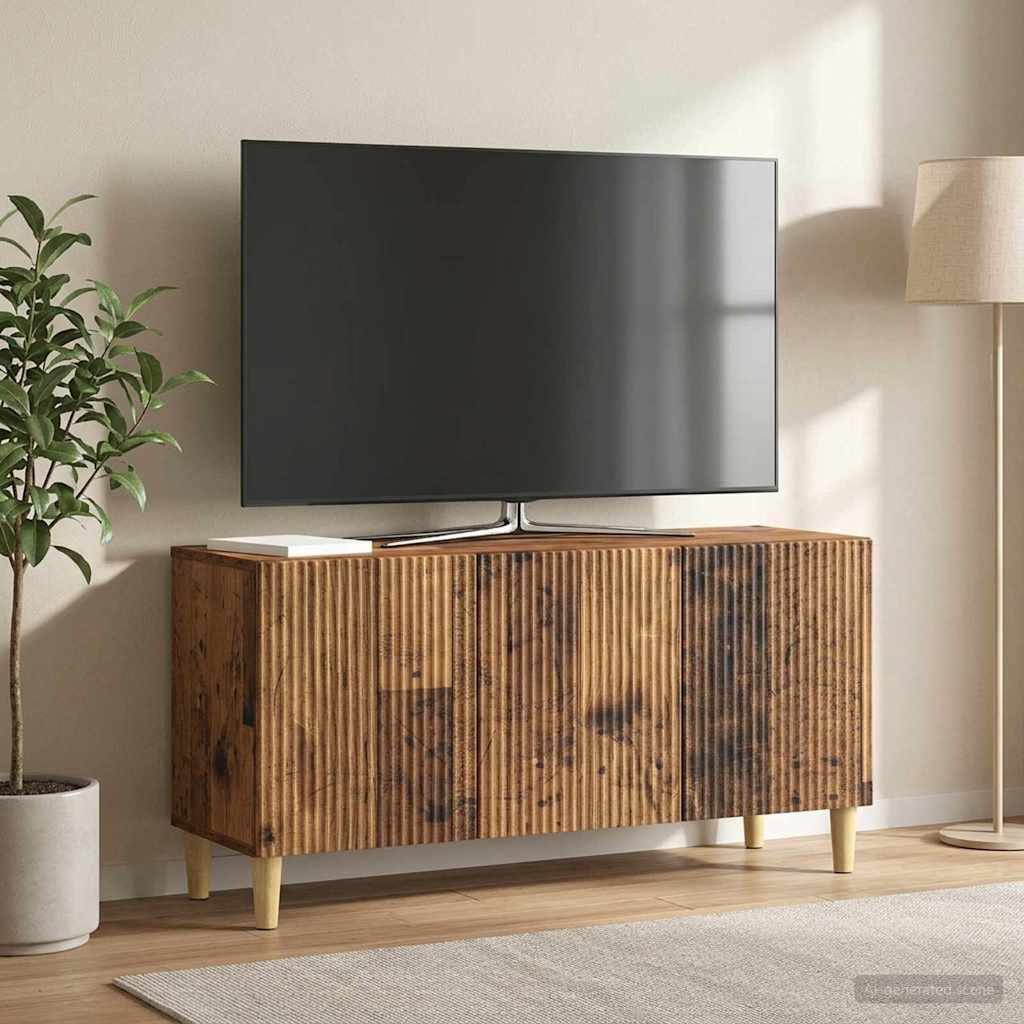 TV-kast Oud hout 99 x 34,5 x 50 cm Bewerkt hout is nu te koop bij PeponiXL, paradijselijk wonen!
