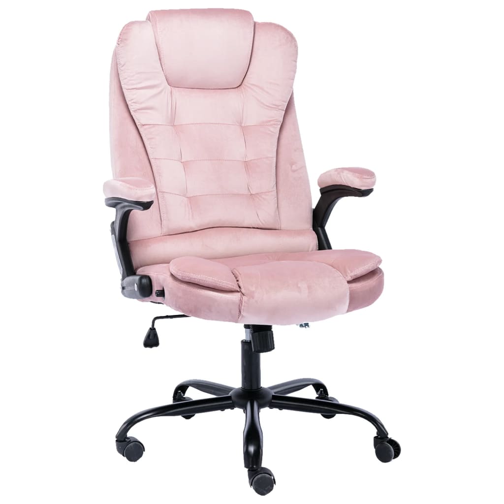 Kantoorstoel fluweel roze is nu te koop bij PeponiXL, paradijselijk wonen!