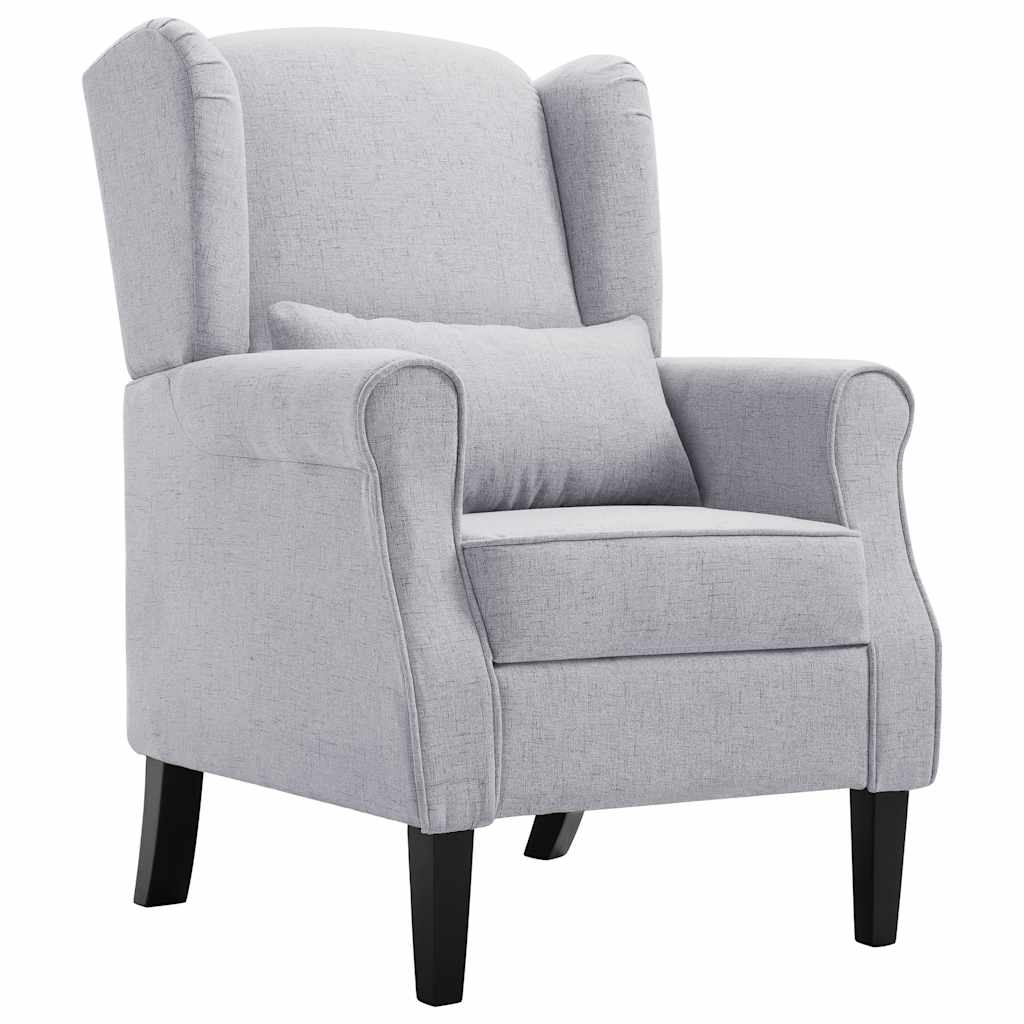 Fauteuil stof lichtgrijs is nu te koop bij PeponiXL, paradijselijk wonen!