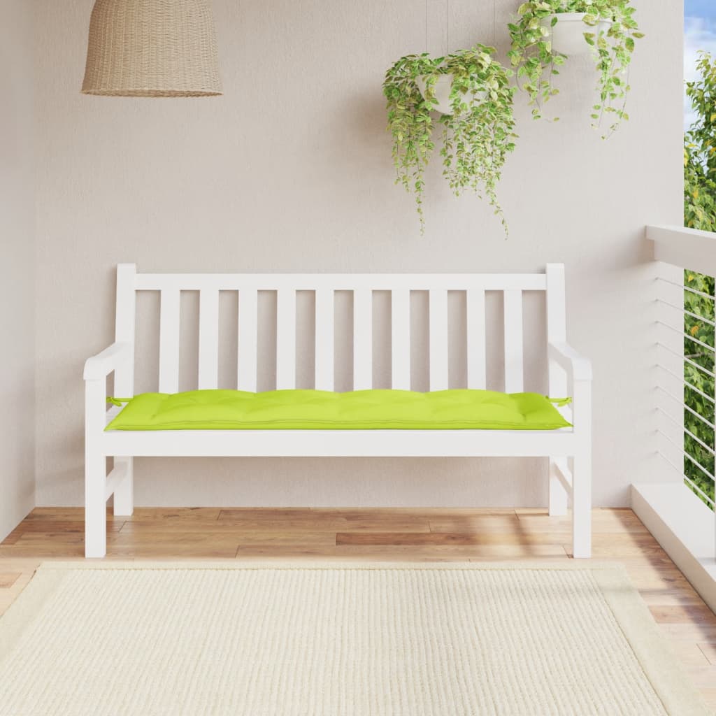 Tuinbankkussen 150x50x7 cm oxford stof heldergroen is nu te koop bij PeponiXL, paradijselijk wonen!