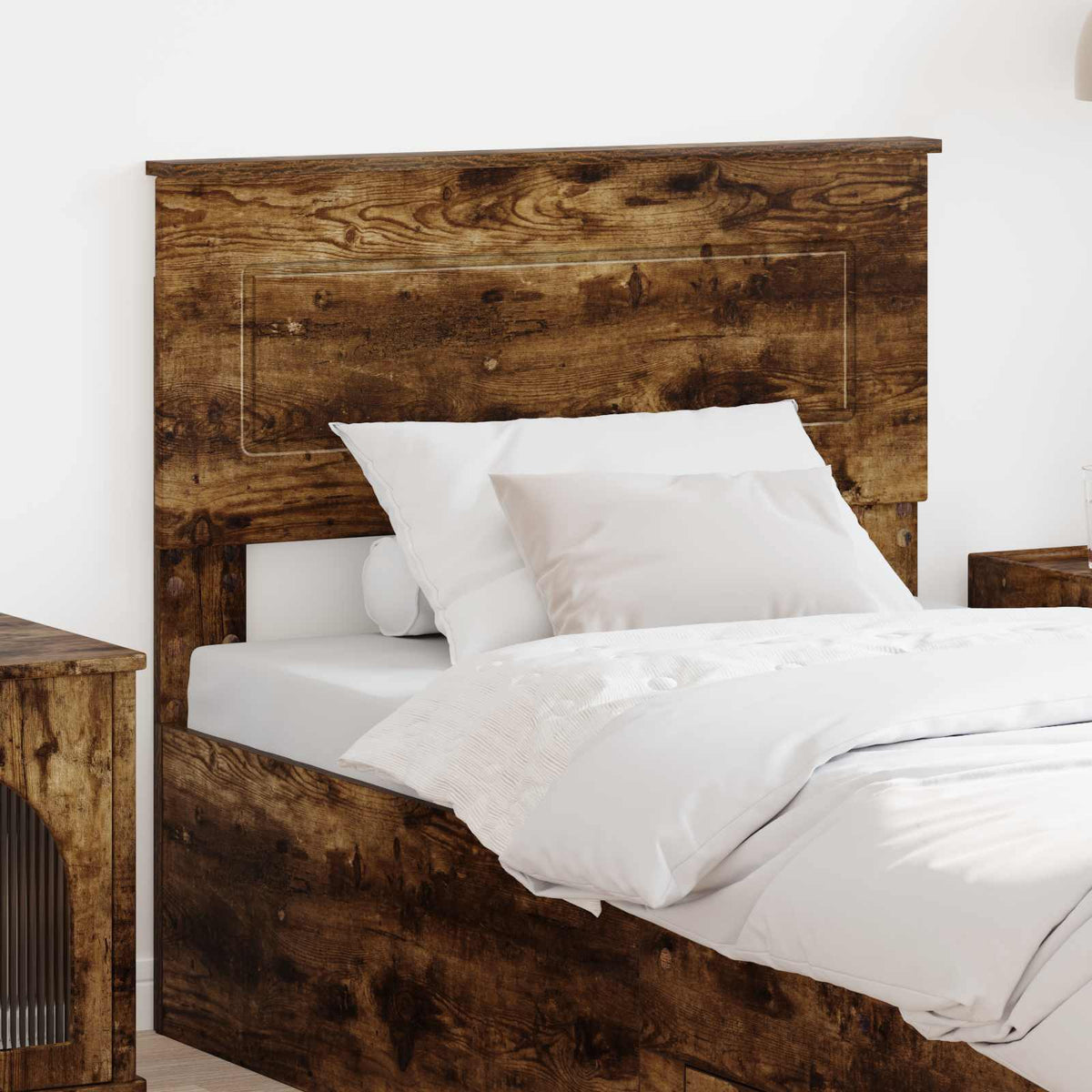 Hoofdbord Gerookt eiken Bewerkt hout is nu te koop bij PeponiXL, paradijselijk wonen!