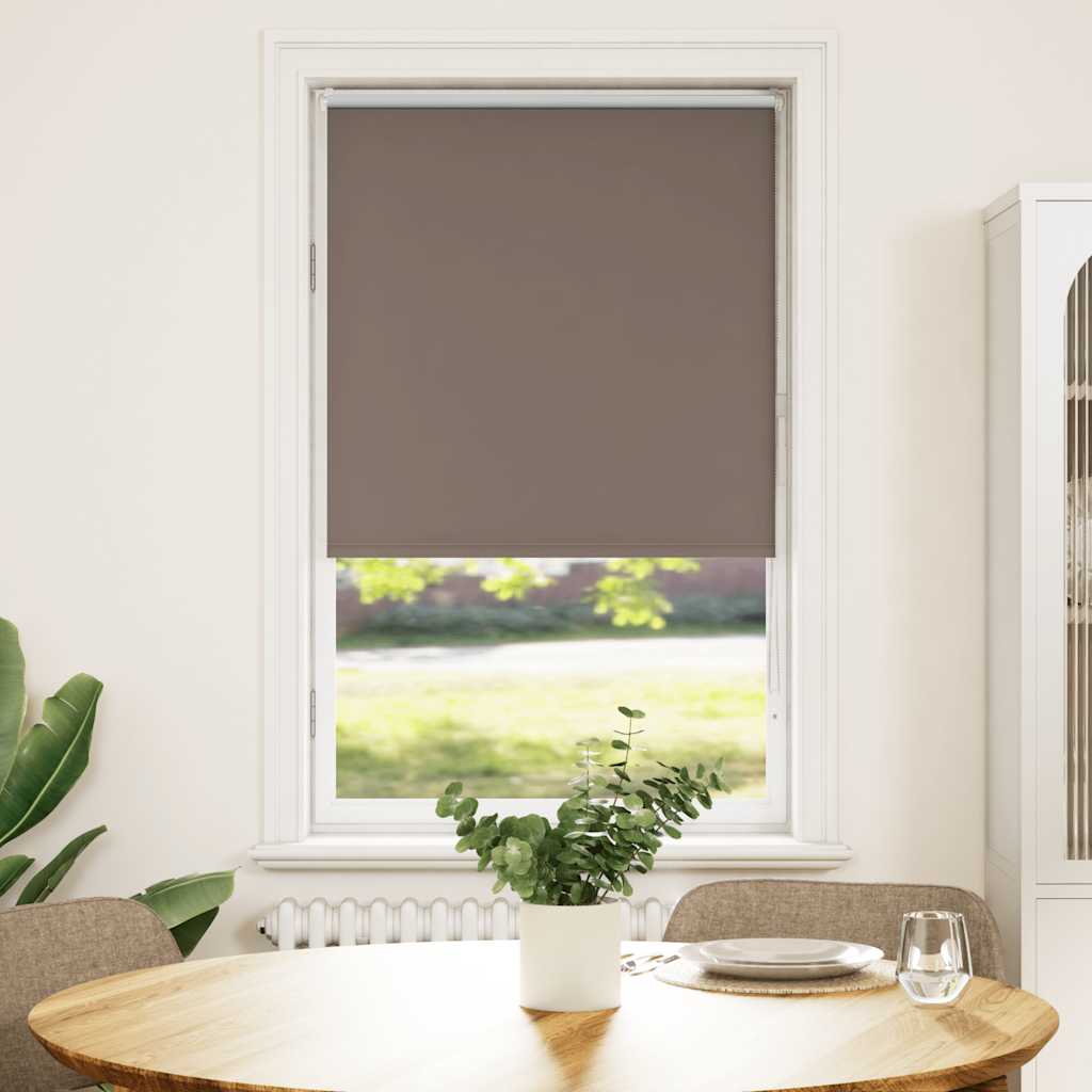 Rolgordijn verduisterend koffie 65x175 cm stofbreedte 60,7 cm is nu te koop bij PeponiXL, paradijselijk wonen!