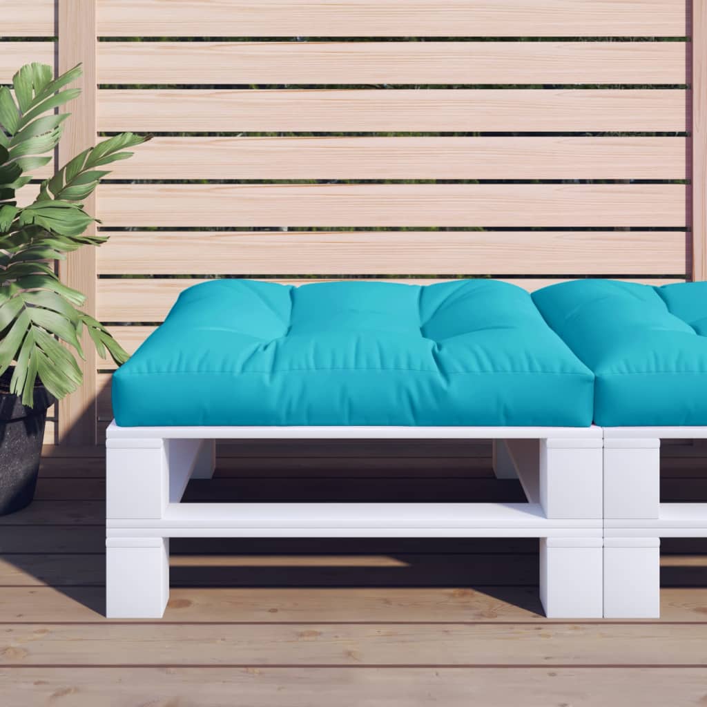 Palletkussen 70x70x12 cm stof turquoise is nu te koop bij PeponiXL, paradijselijk wonen!