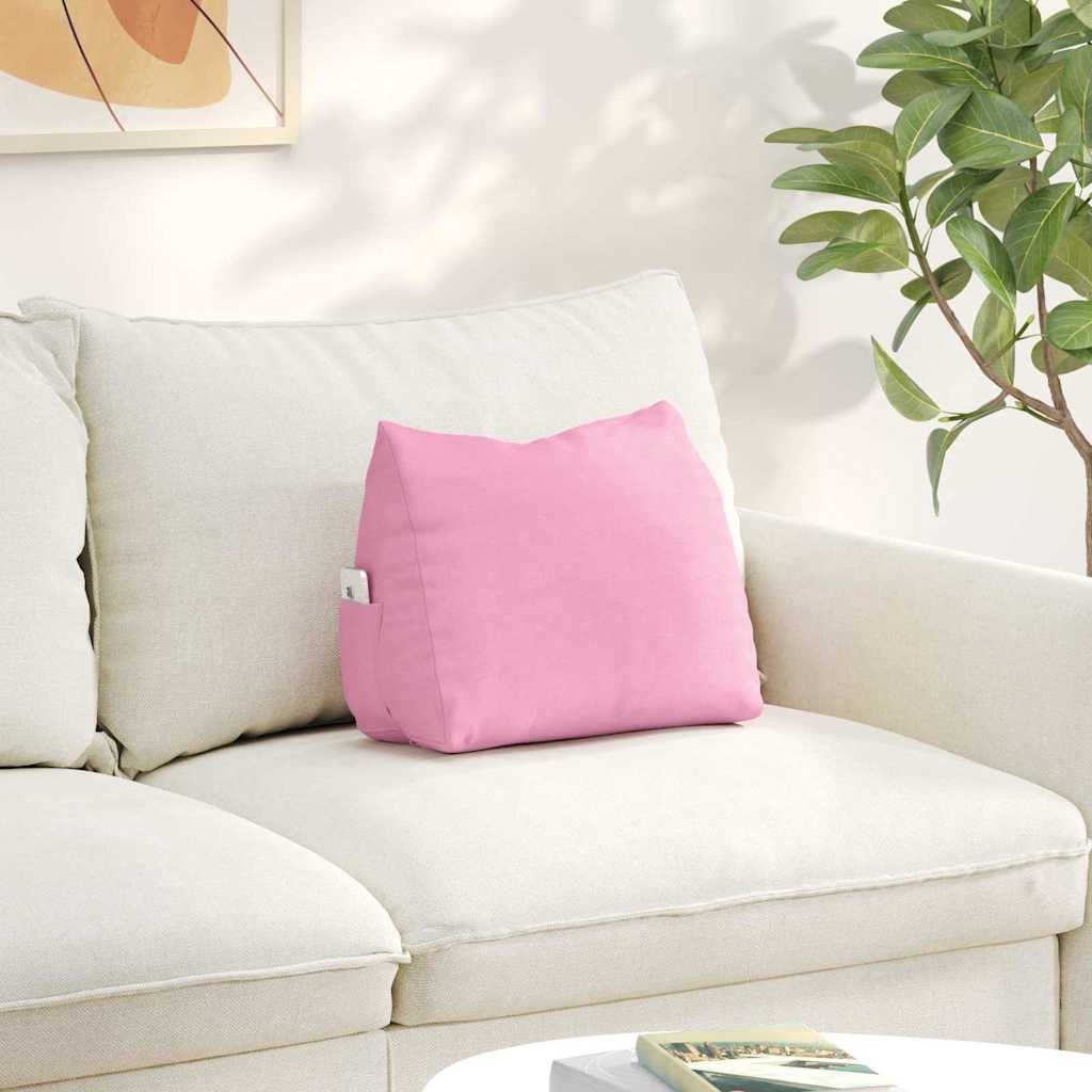Rugkussen Roze 45 x 20 x 35 cm Stof is nu te koop bij PeponiXL, paradijselijk wonen!