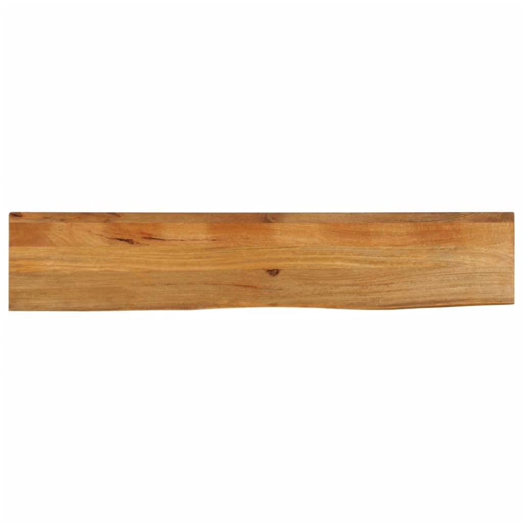 Tafelblad met natuurlijke rand 140x30x3,8 cm massief mangohout is nu te koop bij PeponiXL, paradijselijk wonen!
