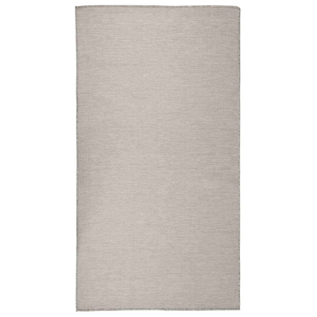 Buitenkleed platgeweven 80x150 cm lichtgrijs is nu te koop bij PeponiXL, paradijselijk wonen!
