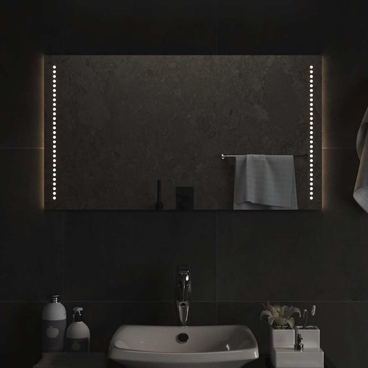 Badkamerspiegel LED 90x50 cm is nu te koop bij PeponiXL, paradijselijk wonen!