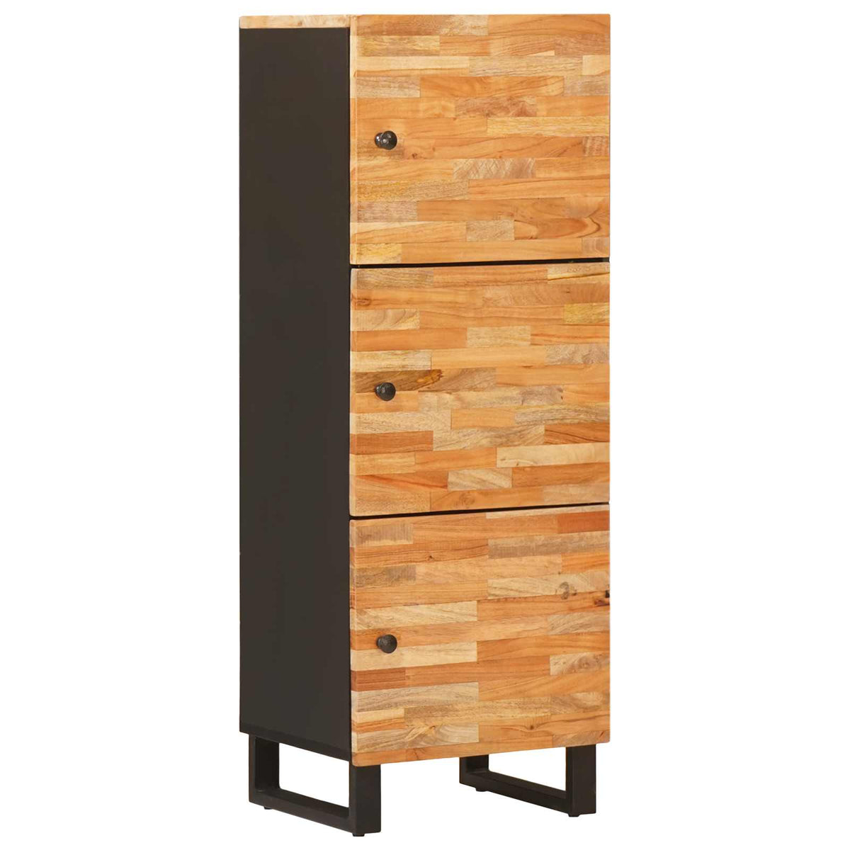 Opberg Highboard Bruin 40 x 33 x 110 cm Massief Mango Hout is nu te koop bij PeponiXL, paradijselijk wonen!