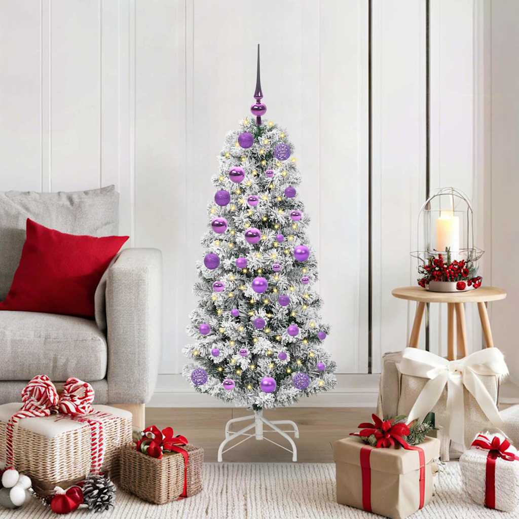 Kunstmatige Inklapbare Kerstboom Groen en Wit 120 cm is nu te koop bij PeponiXL, paradijselijk wonen!