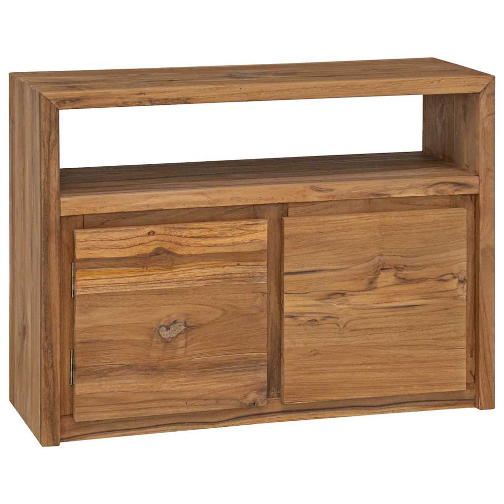 Dressoir 80x30x60 cm massief teakhout is nu te koop bij PeponiXL, paradijselijk wonen!