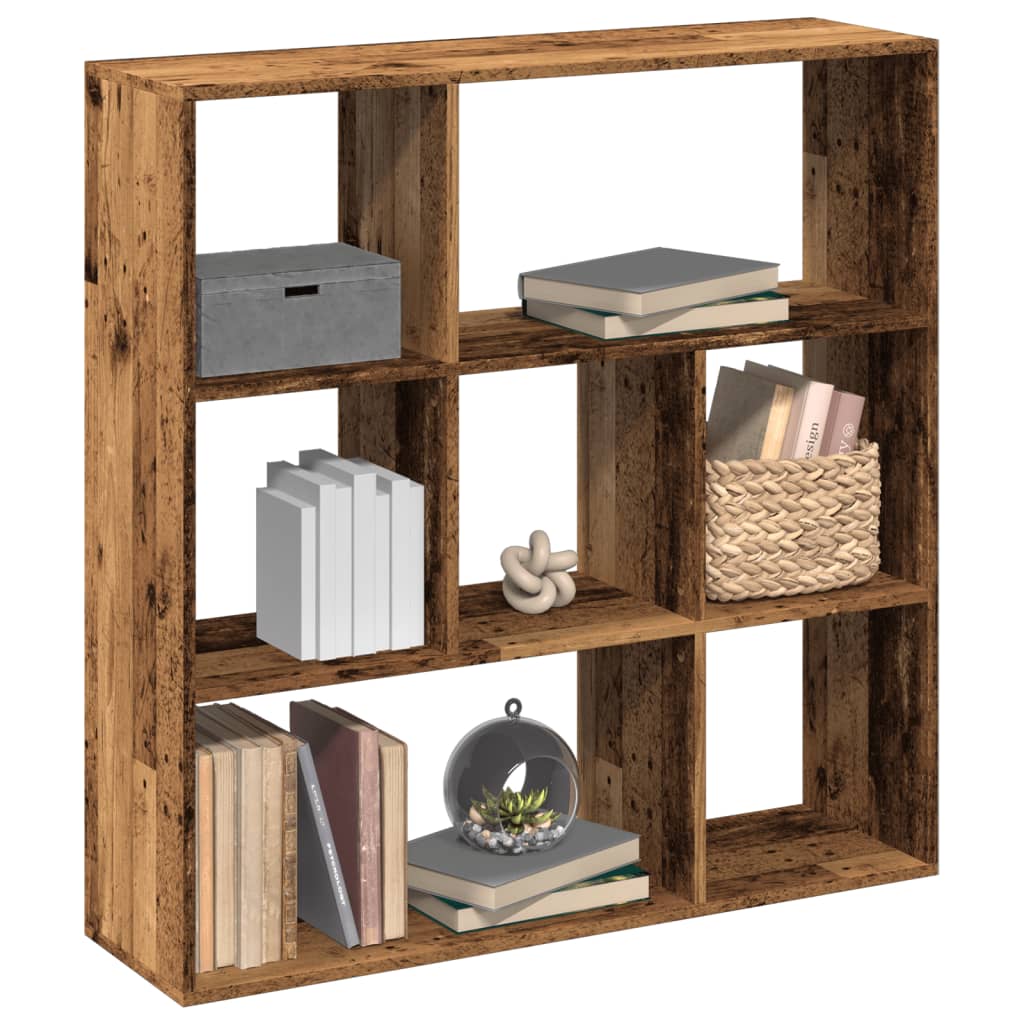 Kamerscherm / boekenkast 102x29x103,5 cm hout oud houtkleurig is nu te koop bij PeponiXL, paradijselijk wonen!