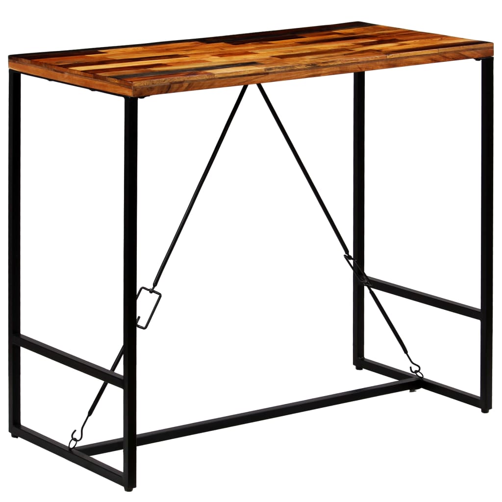 Bartafel 120x60x106 cm massief gerecycled hout is nu te koop bij PeponiXL, paradijselijk wonen!