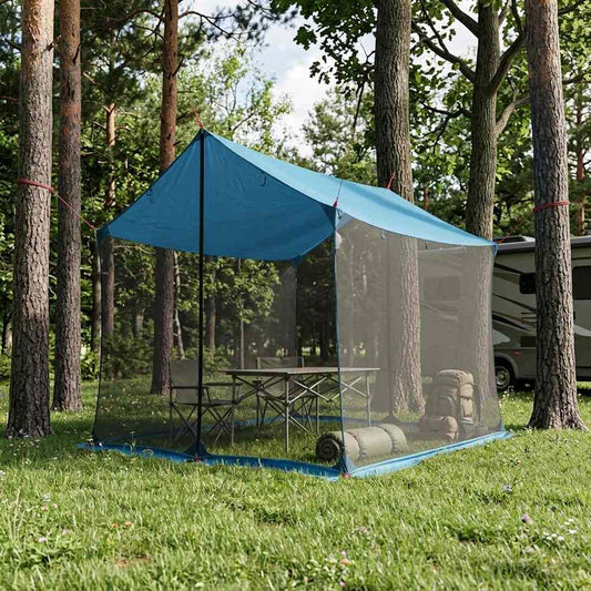 Campingzeil met gaaswanden Blauw 270 x 210 x 210 cm is nu te koop bij PeponiXL, paradijselijk wonen!
