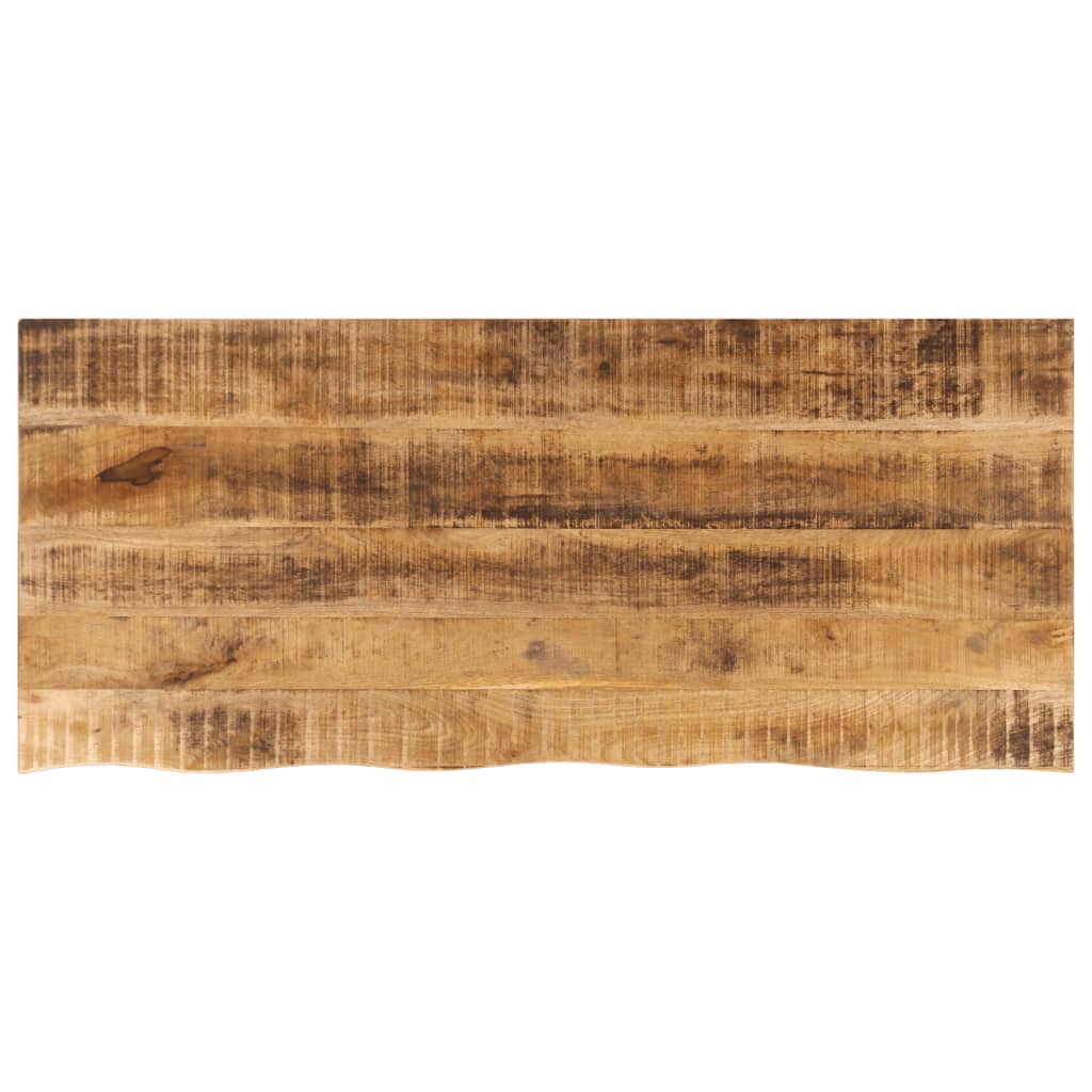 Tafelblad met natuurlijke rand 140x60x3,8 cm massief mangohout is nu te koop bij PeponiXL, paradijselijk wonen!