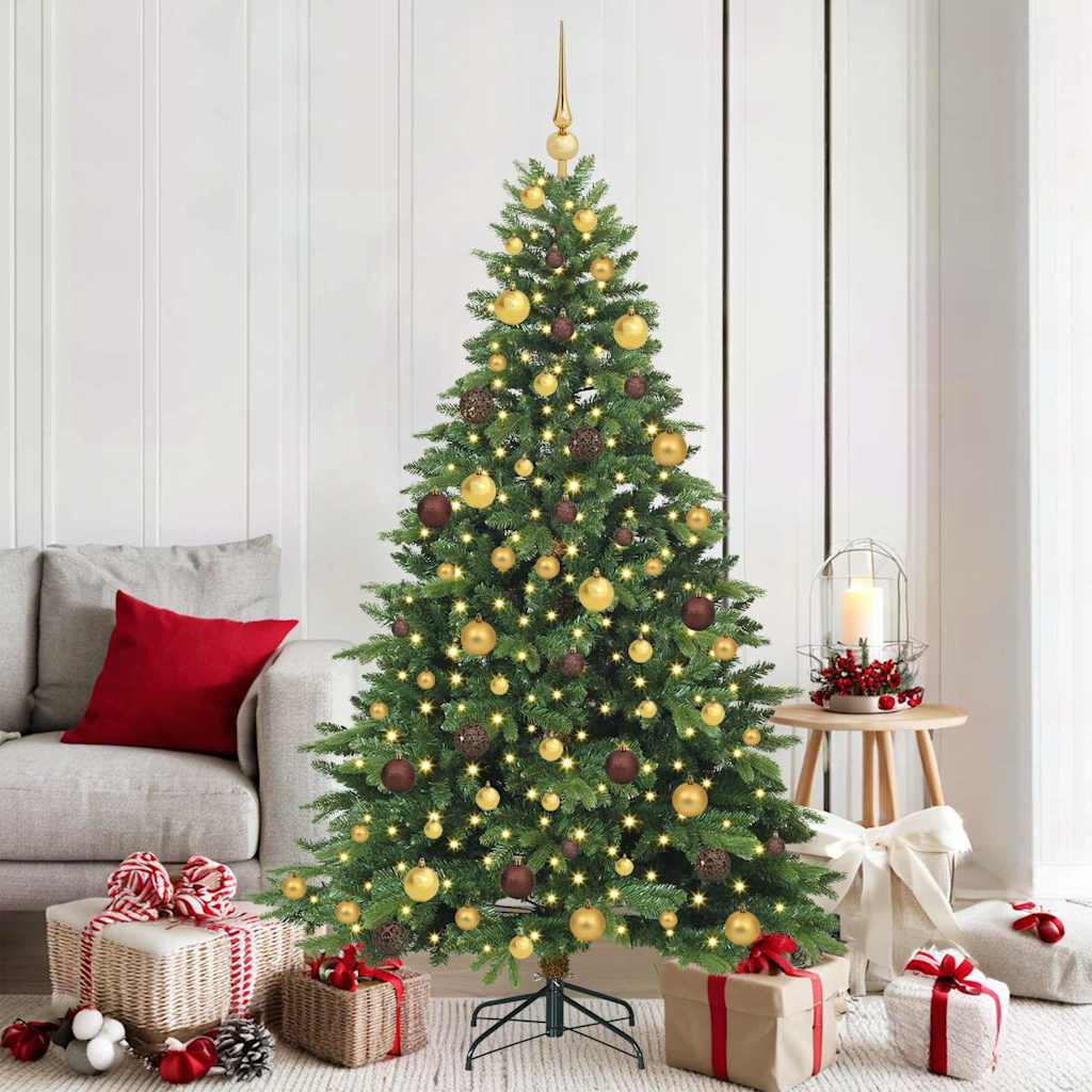Kunstkerstboom met 300 LED met standaard Groen 180 cm PE en PVC is nu te koop bij PeponiXL, paradijselijk wonen!